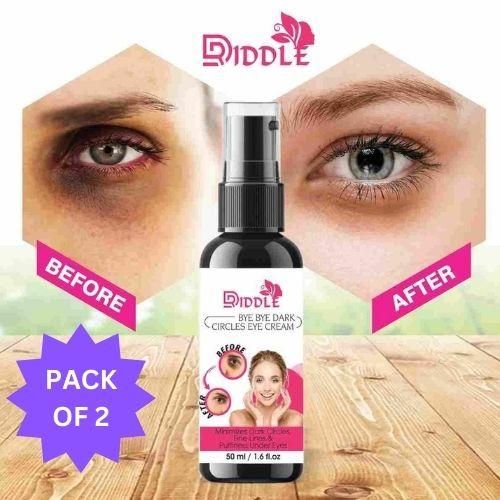 Driddle Under Eye Cream For Dark Circles Removal, Eye Puffiness,Fine Lines & Wrinkles  (60 g)